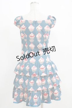 画像3: Emily Temple cute / カップケーキワンピース  ブルー H-26-03-06-012-ET-OP-KB-ZH