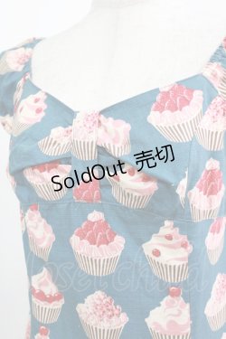 画像4: Emily Temple cute / カップケーキワンピース  ブルー H-26-03-06-012-ET-OP-KB-ZH