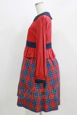 画像2: ネバアランド / バーム・クーヘンワンピース  赤 H-26-03-06-015-LO-OP-KB-ZH