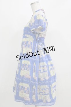 画像2: Emily Temple cute / マリーアントワネットマーケットワンピース  ブルー H-26-03-06-018-ET-OP-AK-ZH