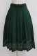 画像1: Jane Marple Dans Le Salon / Emiliana pile double accordion skirt M グリーン H-26-03-06-020-JM-SK-AK-ZH (1)