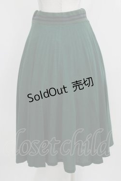 画像3: Jane Marple Dans Le Salon / Emiliana pile double accordion skirt M グリーン H-26-03-06-020-JM-SK-AK-ZH