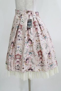 画像2: abilletage / CIRCUSタックスカート  アンティークピンク H-26-03-06-021-GO-SK-KB-ZH