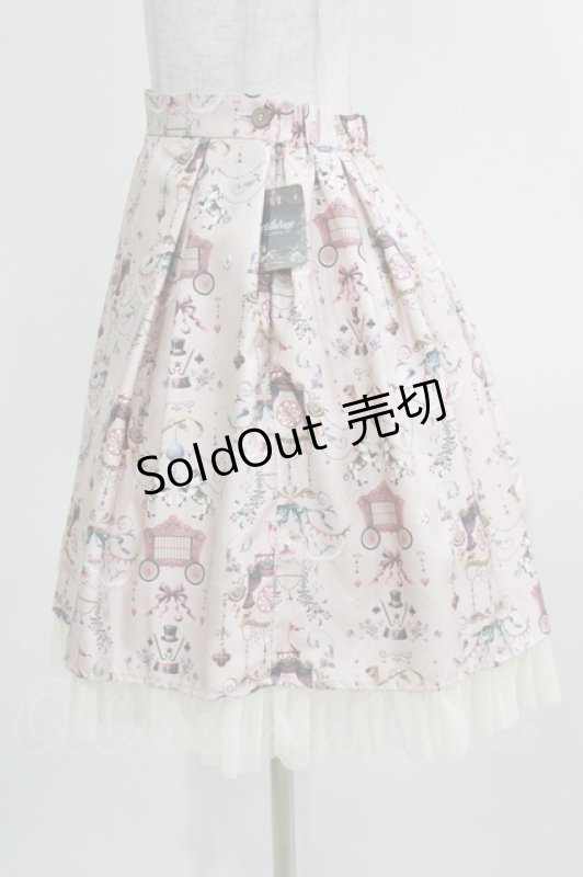 画像2: abilletage / CIRCUSタックスカート  アンティークピンク H-26-03-06-021-GO-SK-KB-ZH (2)