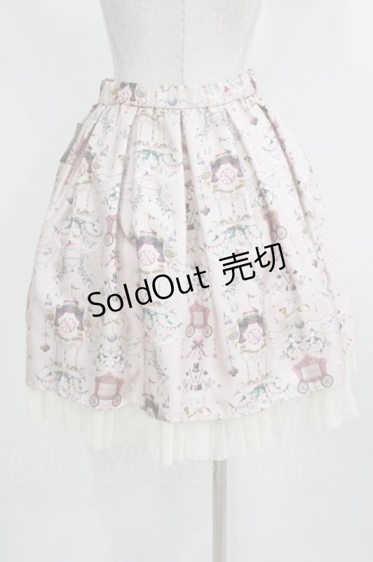 画像3: abilletage / CIRCUSタックスカート  アンティークピンク H-26-03-06-021-GO-SK-KB-ZH (3)