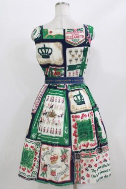 画像3: Jane Marple / Here's to the Queenのスクエアドレス - ネイビー H-26-03-07-027-JM-OP-KB-ZH