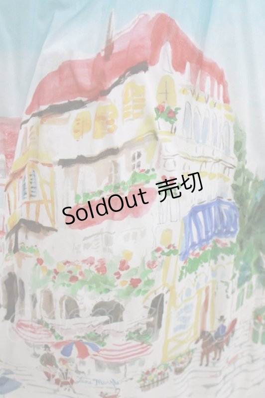 画像4: Jane Marple / Golden goose townロングスカート  ブルースカイ H-26-03-07-028-JM-SK-KB-ZH (4)