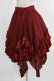 画像2: Qutie Frash / ドラゴンサテンスカート  レッド H-26-03-07-030-QU-SK-KB-ZH (2)