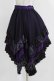 画像2: Qutie Frash / ドラゴンサテンスカート  パープル H-26-03-07-031-QU-SK-KB-ZH (2)