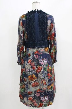 画像3: Jane Marple Dans Le Salon / Art in bloomのレースヨークdayドレス  ネイビー H-26-03-07-003-JM-OP-KB-ZH