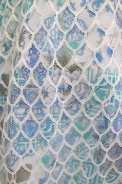 画像4: Qutie Frash / 和柄サーキュラースカート  サックス H-26-03-07-034-QU-SK-KB-ZH