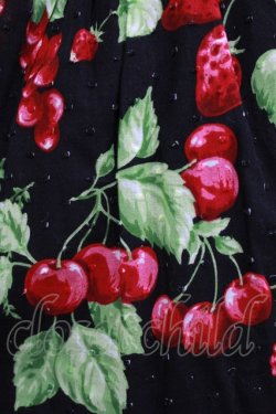 画像4: MILK / CHERRY gardenスカート  ブラックベース H-26-03-07-036-ML-SK-KB-ZH