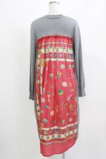 画像3: Jane Marple Dans Le Salon / Sewing kitコラボレーションドレス  rose×mix gray H-26-03-07-037-JM-OP-KB-ZH (3)