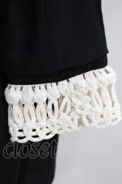 画像4: Jane Marple / テープカラーのワンピース  黒 H-26-03-07-039-JM-OP-KB-ZH