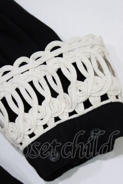 画像5: Jane Marple / テープカラーのワンピース  黒 H-26-03-07-039-JM-OP-KB-ZH