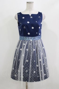 画像1: MILK / アリエルドレス  ディープseaシェル H-26-03-07-040-ML-OP-KB-ZH