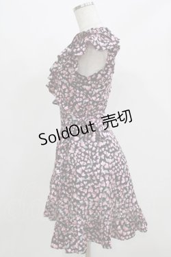 画像2: MILK / エンジェルハートカシュクールドレス  ブラック×ピンク H-26-03-07-041-ML-OP-KB-ZH