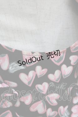 画像5: MILK / エンジェルハートカシュクールドレス  ブラック×ピンク H-26-03-07-041-ML-OP-KB-ZH