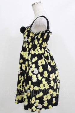 画像2: MILK / chickchatシャーリングワンピース  ブラックベース H-26-03-07-042-ML-OP-KB-ZH