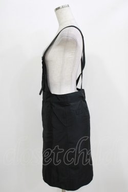 画像2: Jane Marple / ピンタックサロペットスカート  黒 H-26-03-07-043-JM-OP-KB-ZH