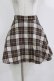 画像1: MILK / チェックフレアスカート  ブラウン H-26-03-07-044-ML-SK-KB-ZH (1)