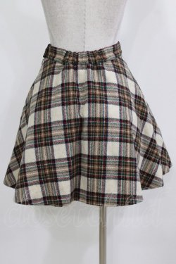 画像3: MILK / チェックフレアスカート  ブラウン H-26-03-07-044-ML-SK-KB-ZH