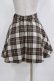 画像3: MILK / チェックフレアスカート  ブラウン H-26-03-07-044-ML-SK-KB-ZH (3)