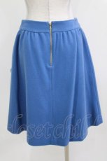 画像3: Jane Marple / スカラップポケットウールスカート  ブルー H-26-03-07-047-JM-SK-KB-ZT468 (3)