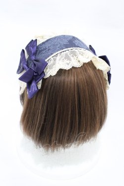 画像2: BABY,THE STARS SHINE BRIGHT / Giustinaヘッドドレス  ネイビー H-26-03-07-1004-BA-AC-NS-ZH