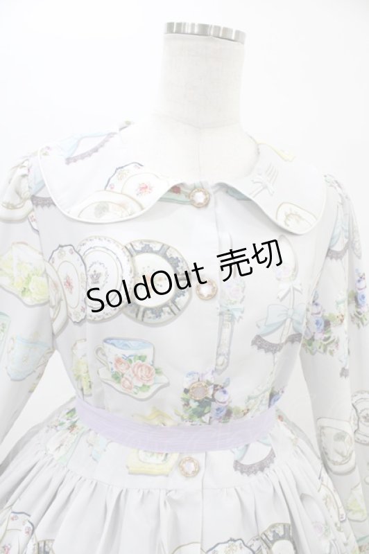 画像4: LIEF / 天使のカトラリーリボンワンピース M グレー H-26-03-07-1021-LO-OP-NS-ZH (4)