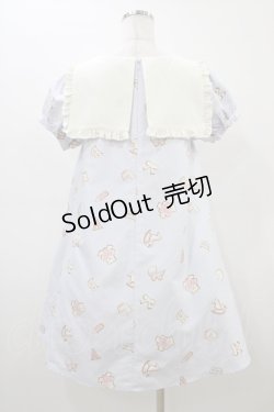 画像2: Ank Rouge / アイシングクッキーPtベビードールワンピース M サックス H-26-03-07-1031-CA-OP-NS-ZH