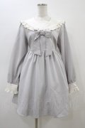 DearMyLove / 闇天使セーラー襟ワンピース M グレー H-26-03-07-1033-EL-OP-NS-ZH