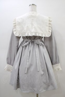 画像2: DearMyLove / 闇天使セーラー襟ワンピース M グレー H-26-03-07-1033-EL-OP-NS-ZH