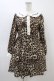 画像1: Jamie エーエヌケー / レオパードワンピース M ブラウン H-26-03-07-1034-LO-OP-NS-ZH (1)