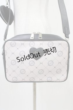 画像3: pium / ハートポーチ付きモノグラムスクエアポシェット  ピンク H-26-03-07-1006-0-BG-NS-ZH