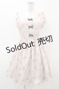 Ank Rouge / テディベアジャンパースカート M ピンク H-26-03-07-1045-CA-OP-NS-ZH