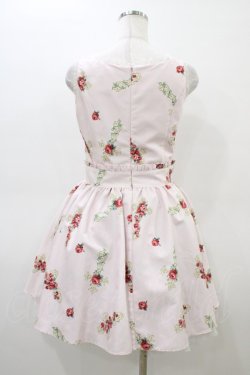 画像2: Ank Rouge / ローズ×クロス柄ワンピース M ピンク H-26-03-07-1046-CA-OP-NS-ZH