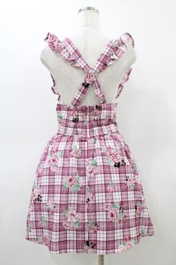画像2: Ank Rouge / ストロベリーチェックスカート M ピンク H-26-03-07-1047-CA-SK-NS-ZH