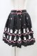 画像1: Ank Rouge / FluffyBunnyツインリボンスカート M ブラック H-26-03-07-1050-CA-SK-NS-ZH (1)