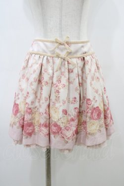 画像1: LIZ LISA / クロス花柄スカパン Free ピンク H-26-03-07-1056-LO-PA-NS-ZH