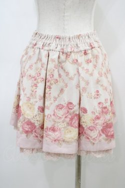 画像2: LIZ LISA / クロス花柄スカパン Free ピンク H-26-03-07-1056-LO-PA-NS-ZH