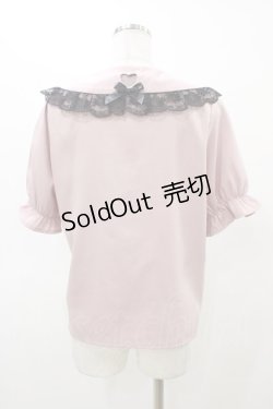 画像2: MA*RS / ハートあき配色レースブラウス Free ピンク H-26-03-07-1064-EL-BL-NS-ZH