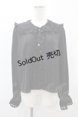 画像1: DearMyLove / 闇天使セーラーブラウス M ブラック H-26-03-07-1065-EL-BL-NS-ZH