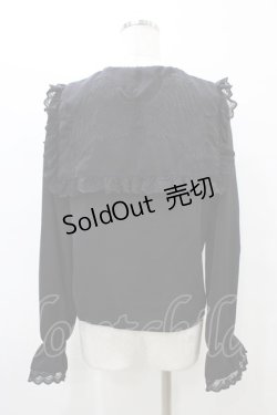 画像2: DearMyLove / 闇天使セーラーブラウス M ブラック H-26-03-07-1065-EL-BL-NS-ZH