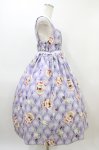 画像3: Enchantlic Enchantilly / おやすみ猫ちゃんジャンパースカート+ナイトキャップ 大きいサイズ ライラック H-26-03-07-1010-LO-OP-NS-ZH (3)