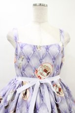 画像4: Enchantlic Enchantilly / おやすみ猫ちゃんジャンパースカート+ナイトキャップ 大きいサイズ ライラック H-26-03-07-1010-LO-OP-NS-ZH (4)