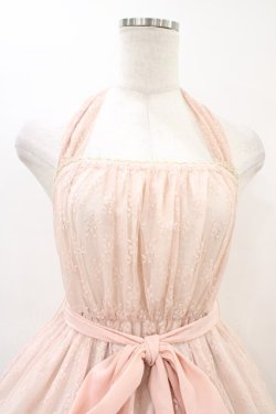 画像4: Victorian maiden / エレガントレーシーホルターネックドレス Free ピンク H-26-03-07-1012-CL-OP-NS-ZH