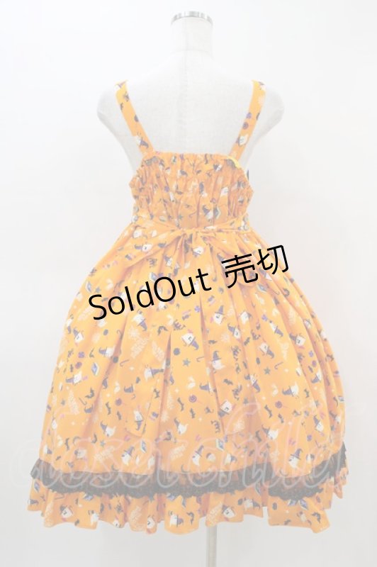 画像2: metamorphose / Sweet Spooky Night ベビードールジャンパースカート サイズ1(通常サイズ) オレンジ H-26-03-07-1014-ME-OP-NS-ZH (2)