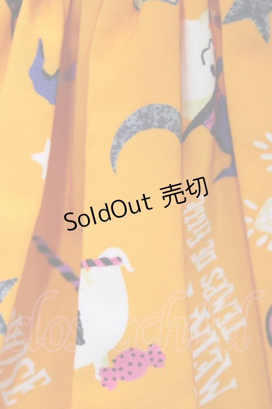 画像6: metamorphose / Sweet Spooky Night ベビードールジャンパースカート サイズ1(通常サイズ) オレンジ H-26-03-07-1014-ME-OP-NS-ZH (6)