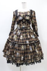 画像1: metamorphose / Chess collection 〜運命に導かれた駒の物語〜クイーンワンピース Free ブラウン H-26-03-07-1016-ME-OP-NS-ZH (1)
